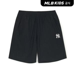 [MLB키즈 공식] 베이직 스포티브 트리코트 5부 팬츠 NY (Black) 7ASMB0753-50BKS