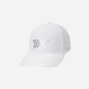 PXG골프모자 ZQK PHPPU8511-01 공용 피티드 METAL 로고 메쉬 캡