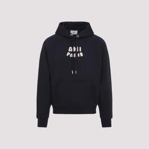 아미 후드 티셔츠 USW2757474011 NAVY BLUE DOM