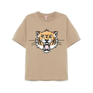 겐조 반팔 티셔츠 FF55TS5334SG10 TAN DOM