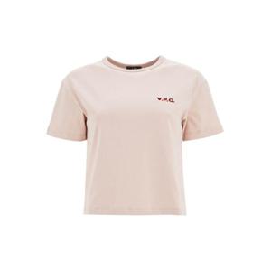 아페쎄 반팔 티셔츠 COHBQF26390FLG ROSE DOM