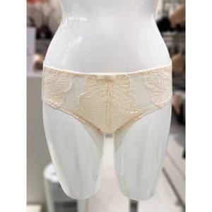 [바바라] ABP4934H 크림 레이스 햄라인 팬티