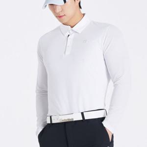 [테일러메이드] 25SS 남성 메쉬 소매 카라 긴팔 티셔츠 TMTYO1242-100