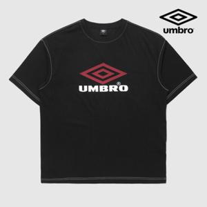 [엄브로] 크리스피 타슬란 반팔 티셔츠 UQ221CRS50 BLK