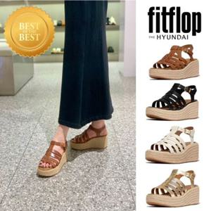 핏플랍 FITFLOP (FFSO5E146) 25SS 플랫폼 에스파듀 웨지 레더 여성샌들 4종 택1