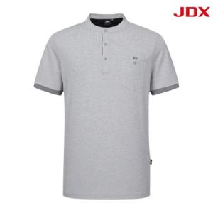 JDX HC08 포켓 포인트 헨리넥 반팔 X2TSV2560(MG)