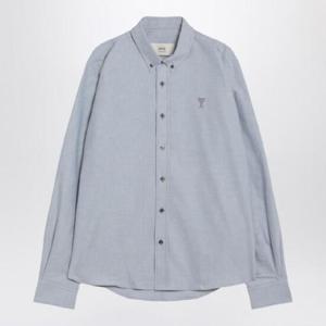 AMI PARIS Light blue Ami de Coeur shirt USH060CO0031/Q_AMI-4502