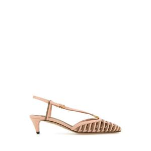 FENDI Two-tone leather FFold pumps 8J8703AU29 F1SUT