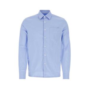 PRADA 파우더 블루 포플린 셔츠 UCN425S22113JY F0012