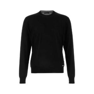 PRADA 블랙 실크 스웨터 UMB927SOOO16AI F0002