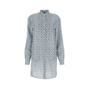 PRADA 프린트 실크 셔츠 드레스 P3L74S23214FH F0012