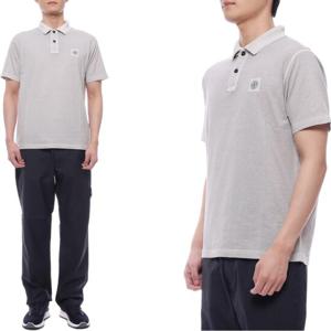 [스톤아일랜드] 25SS 남성 로고 패치 폴로 반팔티셔츠 (K1S152200205 S0057 V0161 25S)