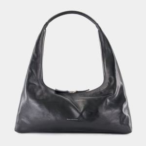 마지셔우드 라지 숄더 백 DD656965 BLACK GLOSSY PLAIN