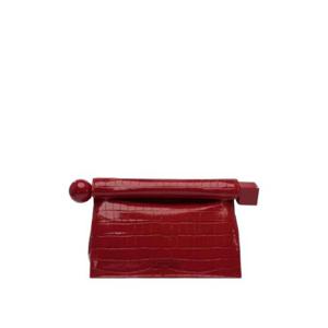 쟈크뮈스 CARRE 페이턴트 레더 클러치백 1869163