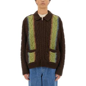 오베이 스웨터 151010037 DARKBROWN MULTICOLOUR