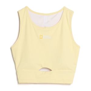 N252WRG420 여성 워터 크롭탑 LEMON