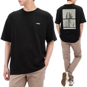 25SS 휴고보스 아트워크 디테일 반팔 티셔츠 50534925 001