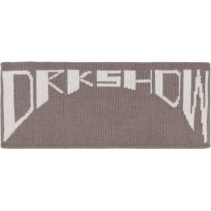 릭 오웬스 DRKSHDW 로고 자카드 니트 헤드밴드 DA02D2480KP6 3408 TP936771527
