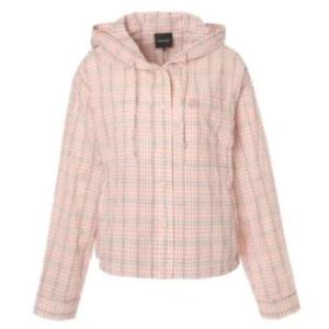 클라이드앤 HC03 여성 후드 체크 점퍼 FPBSH872F