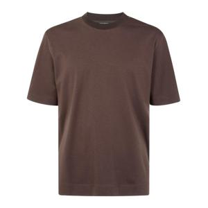 에르메네질도제냐 반팔 티셔츠 RUF366A9F734 DARK BROWN