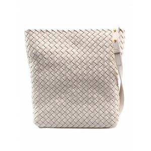 [BOTTEGA VENETA] 여성 버킷 가방 Cabat 우븐 나파 레더 백 566066VCEW31988 화이트 /8