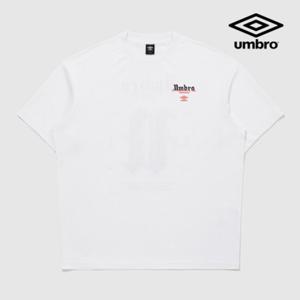 [엄브로] 쿨피케 레터 반팔 티셔츠 UQ321CRS73 WHT