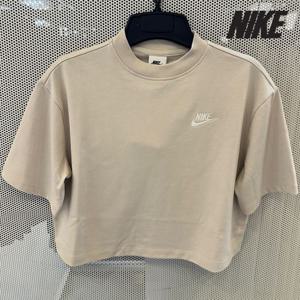 [나이키] 여성 크롭 반팔티 /G2- CJ3759-104 / W NSW TOP SS 우먼스 반팔 저지 탑