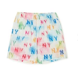 MLB키즈반바지 NQK 7ASMM0343-50WHS WATER MONOGRAM 우븐숏팬츠