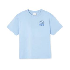 M MLB키즈반팔티 NQK 7ATSM0543-50SBS WATER MONOGRAM 빅로고 티셔츠
