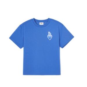 M MLB키즈반팔티 NQK 7ATSH0243-07BLN HEART 로고 티셔츠