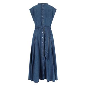 폴로 랄프로렌 미디 원피스 211 969142 001 Blue
