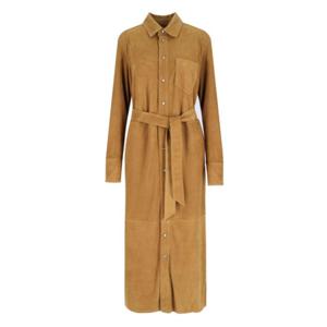 폴로 랄프로렌 미디 원피스 211 961602001 BROWN