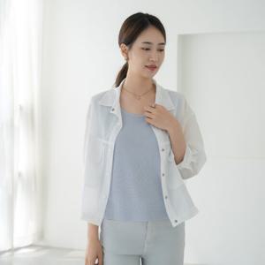 엄마옷 마담4060 팡티포켓자수자켓 여름자켓 -ZJK2506003-