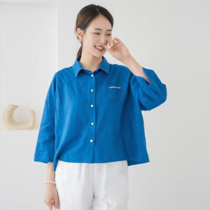 엄마옷 마담4060 호시스티치마셔츠 여름셔츠 -ZBL2506010-