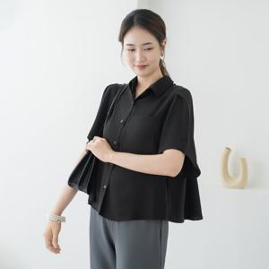 엄마옷 마담4060 벨핀턱블라우스 여름블라우스 -ZBL2506007-