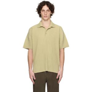 Homme Plisse Issey Miyake 폴로셔츠 그린 먼슬리 컬러 메이 폴로 셔츠 252729M212002