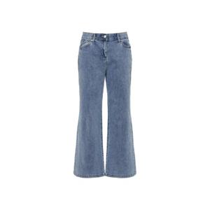 와이드앵글골프바지 KQJ WWP25371N2 CO 와이드 데님 팬츠 L (Indigo)