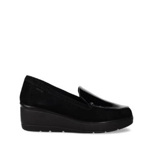25 SS 제옥스 블랙 페이턴트 웨지 로퍼 D36RAB022HH TP438815045