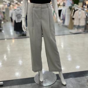 [숲]르세라 고급소재 핀턱 세미와이드 정장 팬츠 OB5TPQ1A