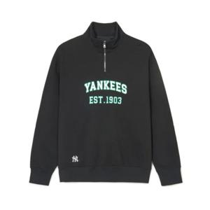 MLB 공용 바시티 오버핏 반집업 맨투맨 A7 3AMTV0341 50BKS 50CRS 50MGS