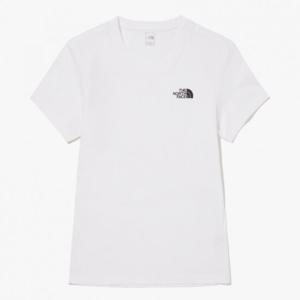 노스페이스화이트라벨  여성 데일리 코튼 반팔 라운드 티 (NI7UQ39A)