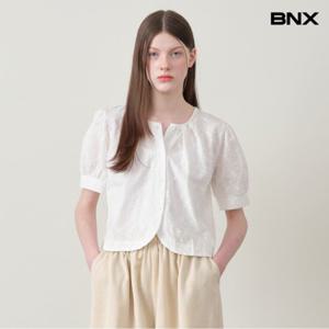 [BNX]플라워 시스루 자수셔츠 (BX2BL029L0)