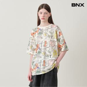 [BNX]카툰 프린팅 티셔츠 (BX2TS040L0)