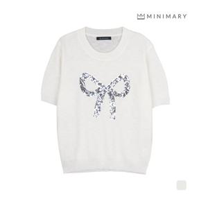 [미니마리] 스팽글리본하프니트 (MMA2TS41)