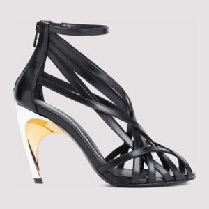 알렉산더맥퀸 샌들 797571.WIFD4 1399 BLACK SILVER GOLD
