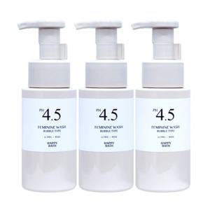 해피바스 PH4.5 약산성 로즈 버블 여성청결제 250g 3개팩