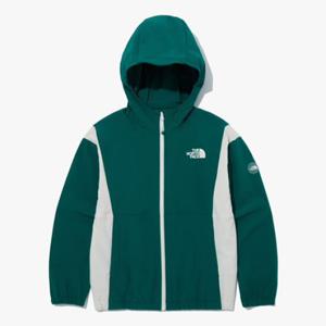 노스페이스 키즈 NJ3LQ07U 정글그린 아이스 런 자켓