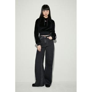 타미진스 여성 블랙 와이드 데님 T32E6NEW35TWT1