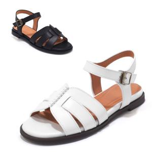 [세라]C24S412 샌들 블랙 아이보리 1CM