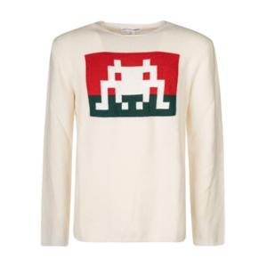꼼데가르송 긴팔 티셔츠 FJN007W22 OFF WHITE
